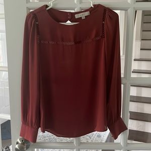 Loft blouse in rust color SP